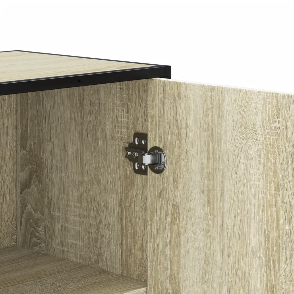 Highboard 68X35X139 Cm Engineered Wood