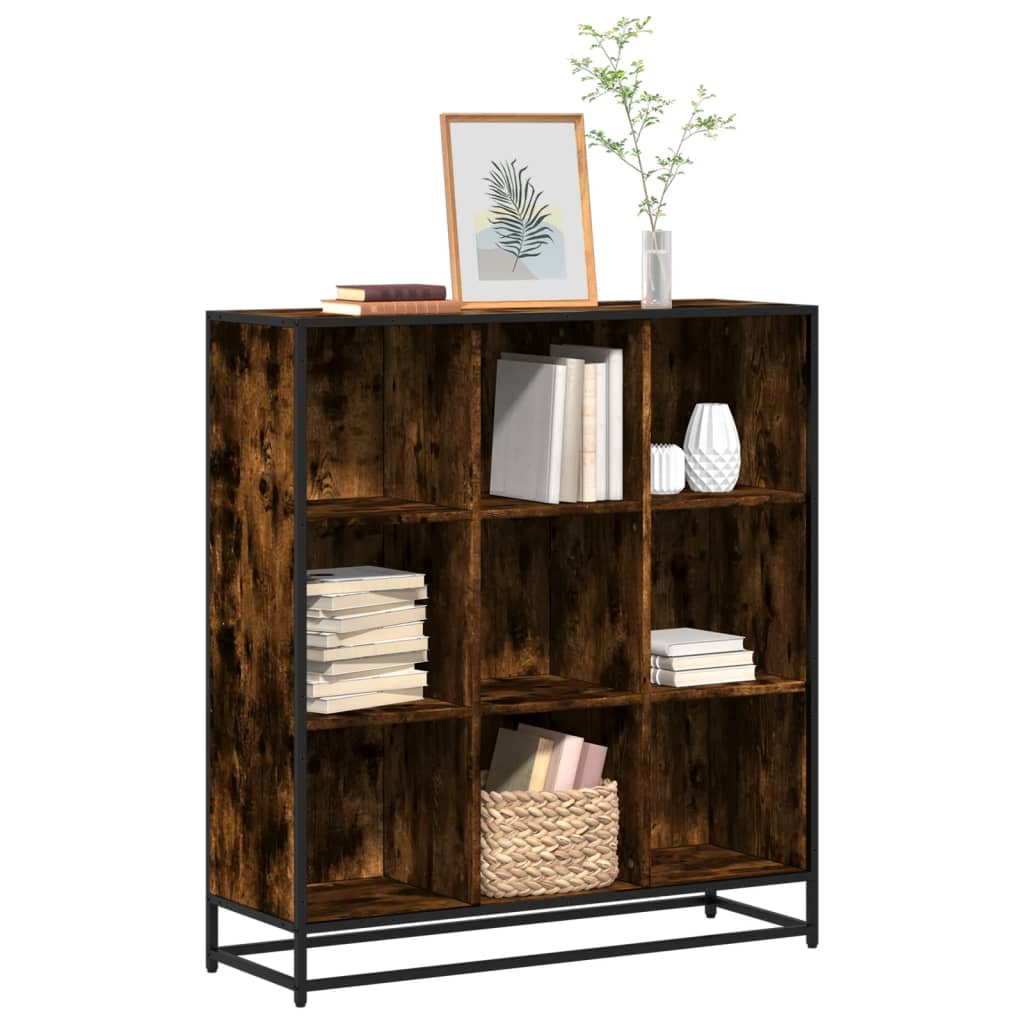 Bookcase Engineered Wood And Metal