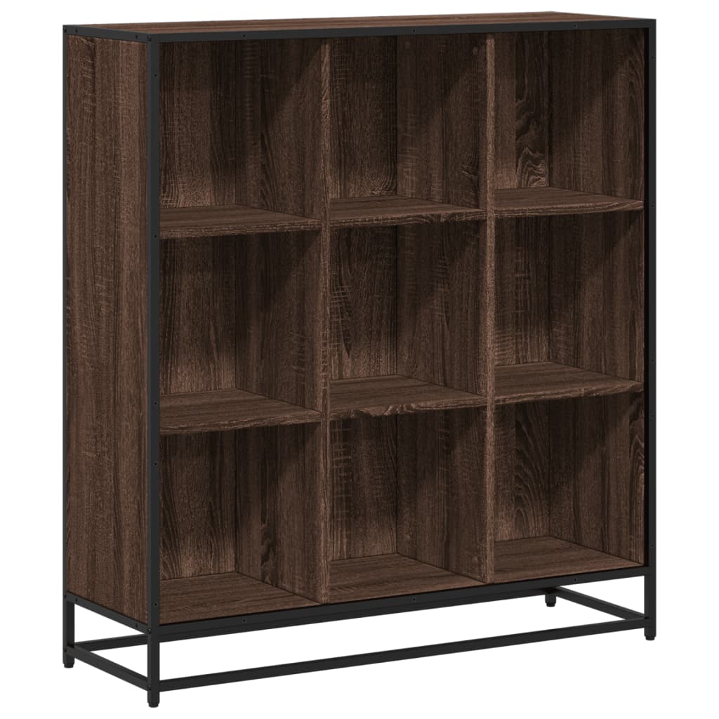 Bookcase Engineered Wood And Metal