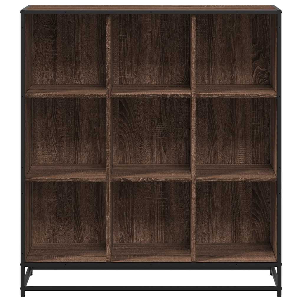 Bookcase Engineered Wood And Metal