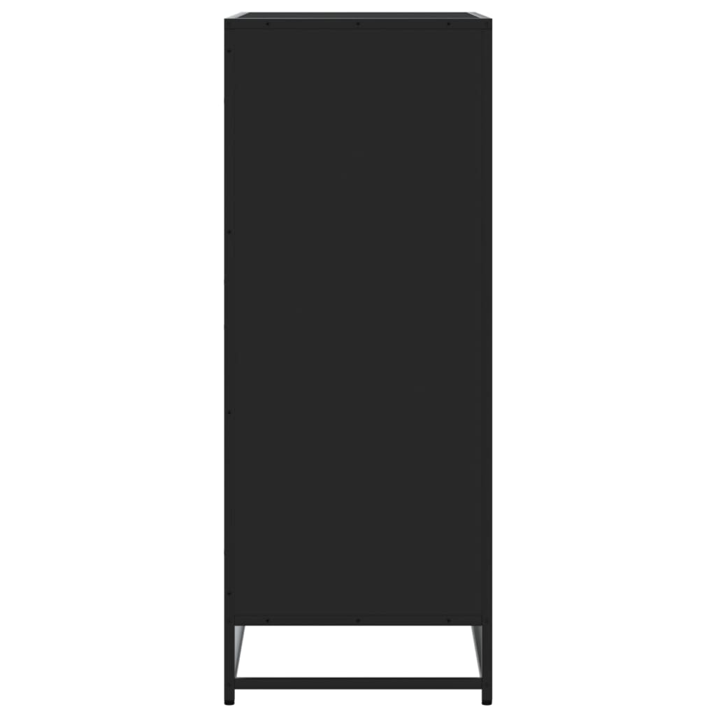 Shoe Cabinet 75X38X97.5 Cm Engineered Wood And Metal