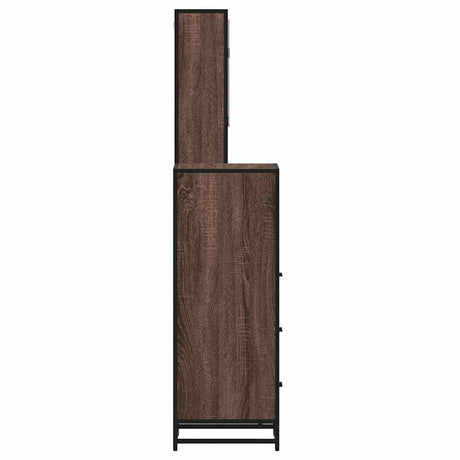 3 Piece Bathroom Furniture Set Engineered Wood