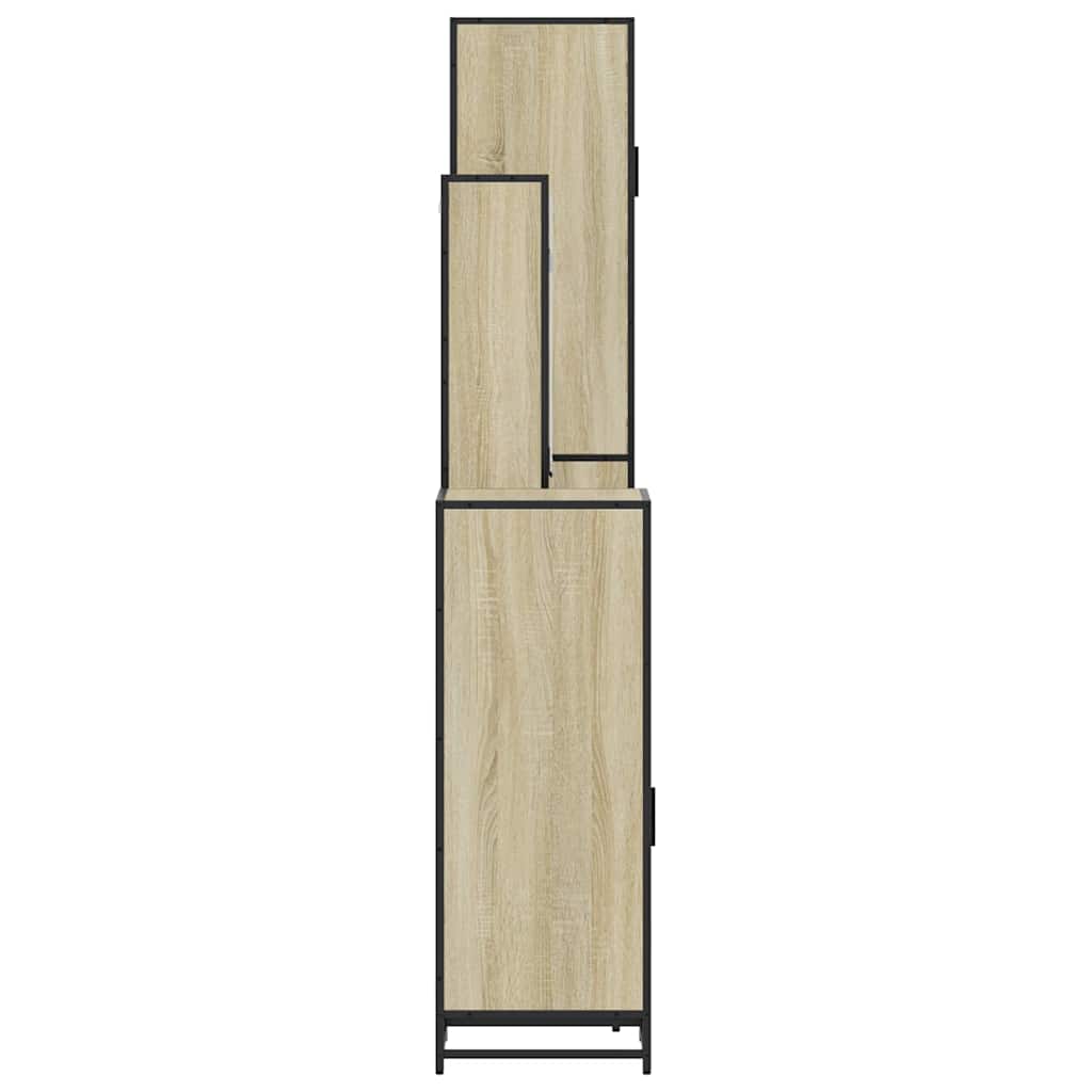 4 Piece Bathroom Furniture Set  Engineered Wood