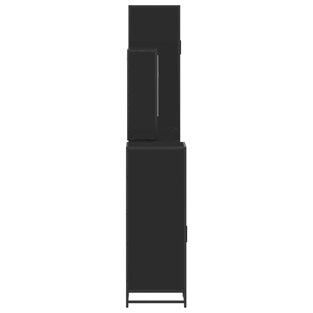 4 Piece Bathroom Furniture Set Engineered Wood