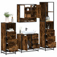 4 Piece Bathroom Furniture Set  Engineered Wood