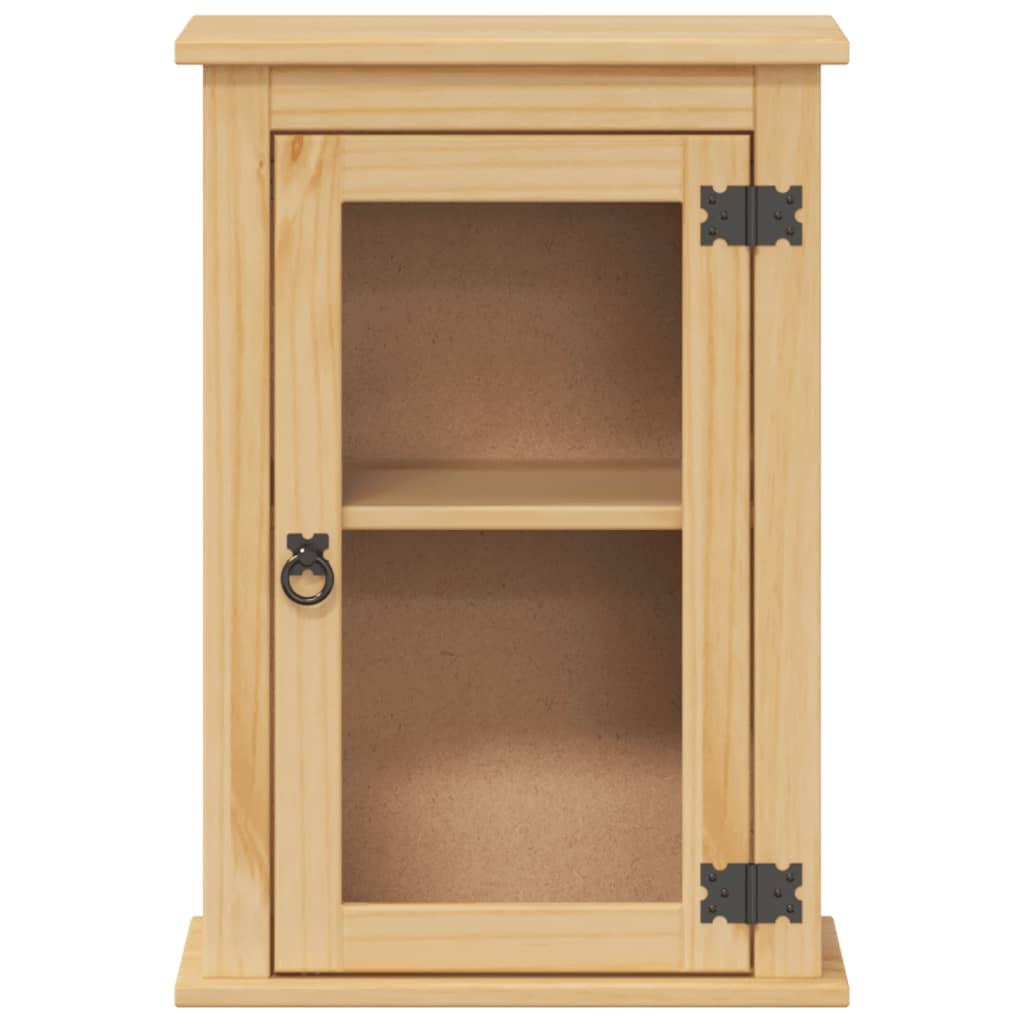 Bathroom Wall Cabinet Corona 45X27X64.5 Cm Solid Wood Pine