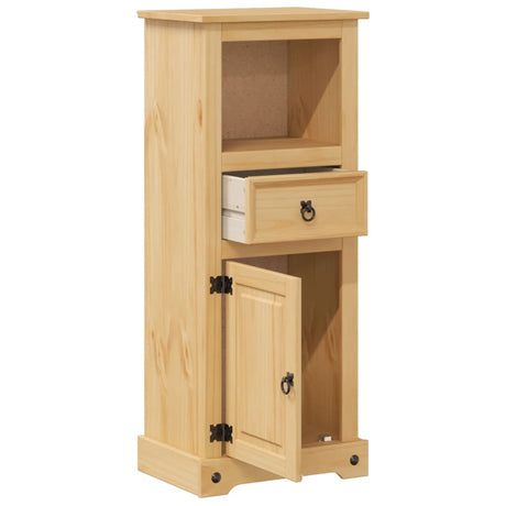 Bathroom Cabinet Corona 45X33X110 Cm Solid Wood Pine