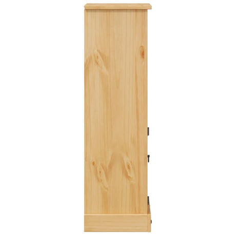 Bathroom Cabinet Corona 45X33X110 Cm Solid Wood Pine