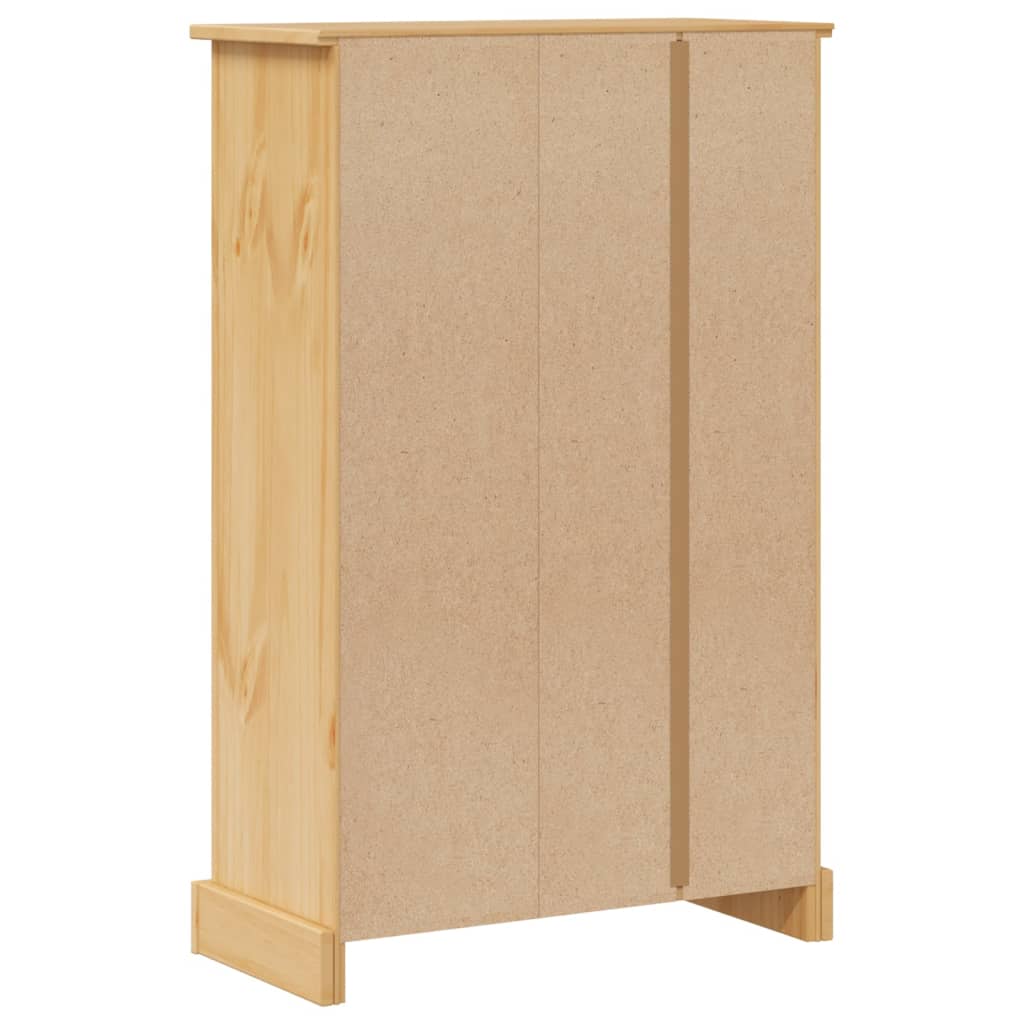 Bathroom Cabinet Corona 70X33X110 Cm Solid Wood Pine