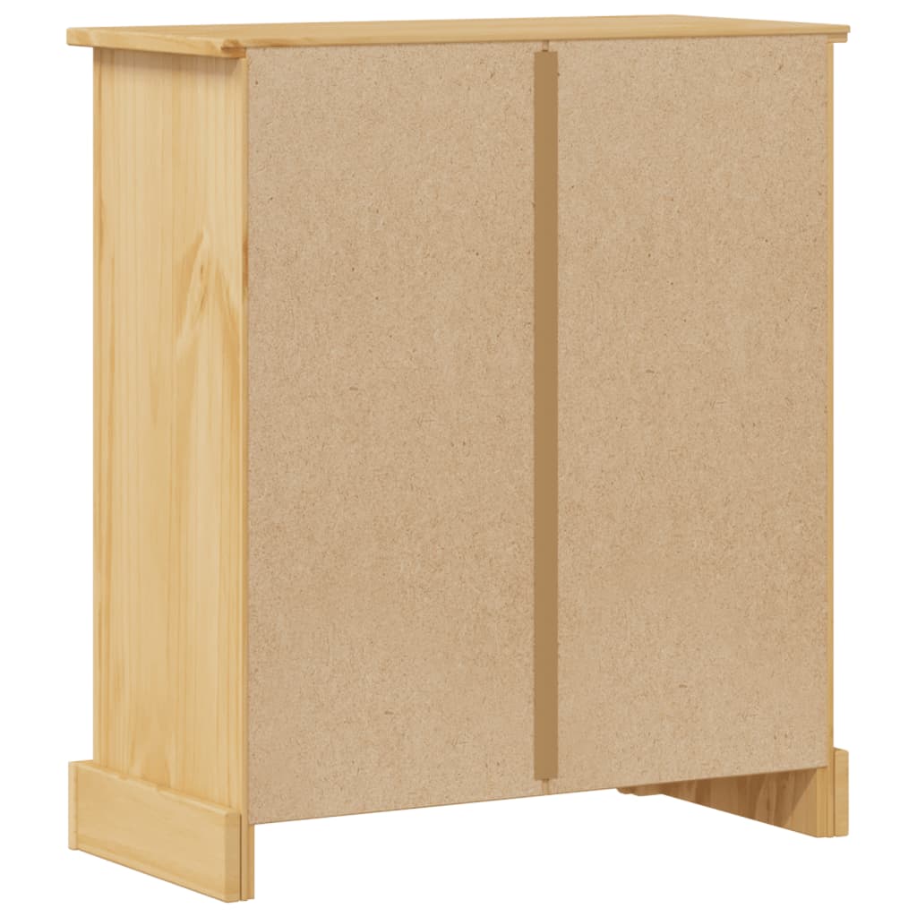 Bathroom Cabinet Corona 70X33X80 Cm Solid Wood Pine