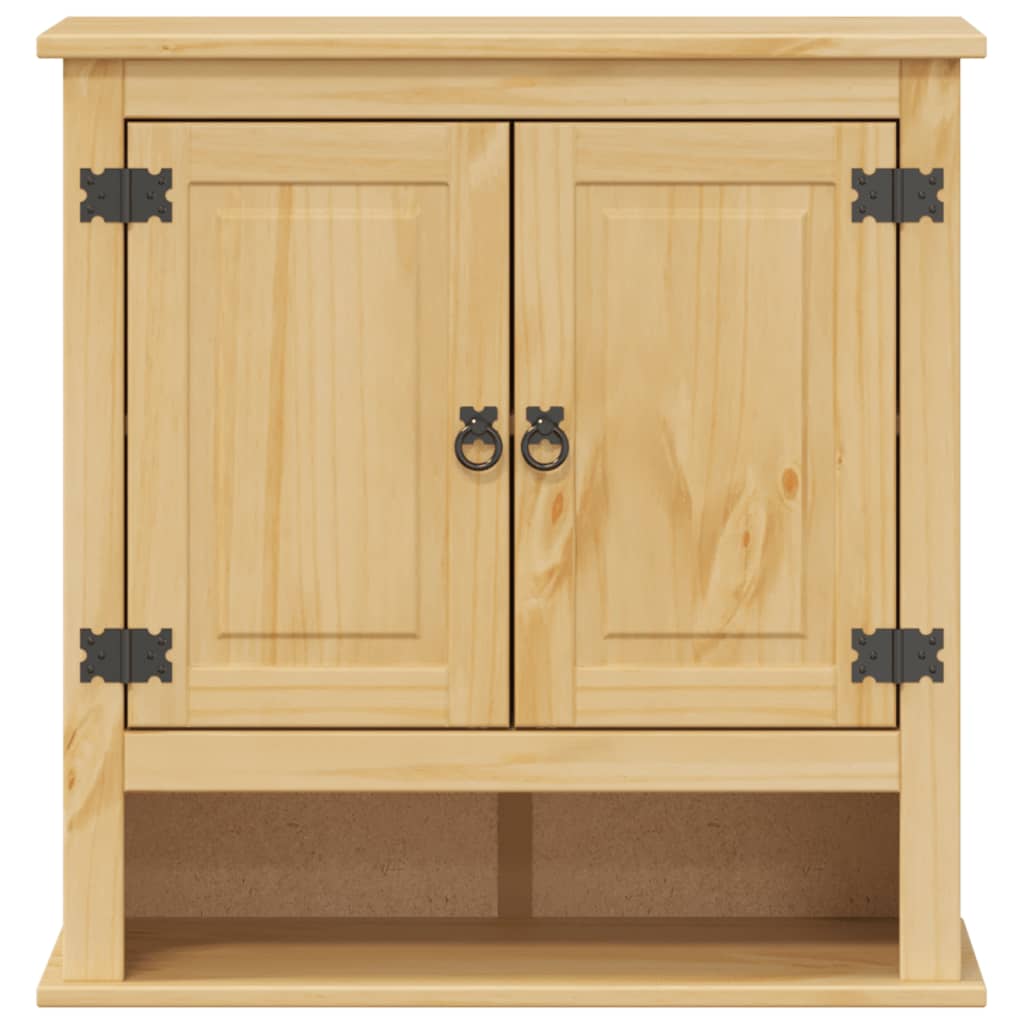 Bathroom Wall Cabinet Corona 70X33X71.5 Cm Solid Wood Pine