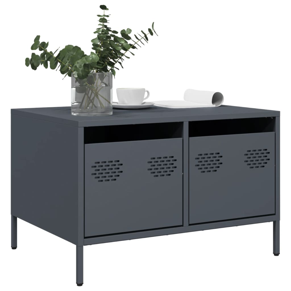 Tv Cabinet 68X50X43.5 Cm Cold-Rolled Steel