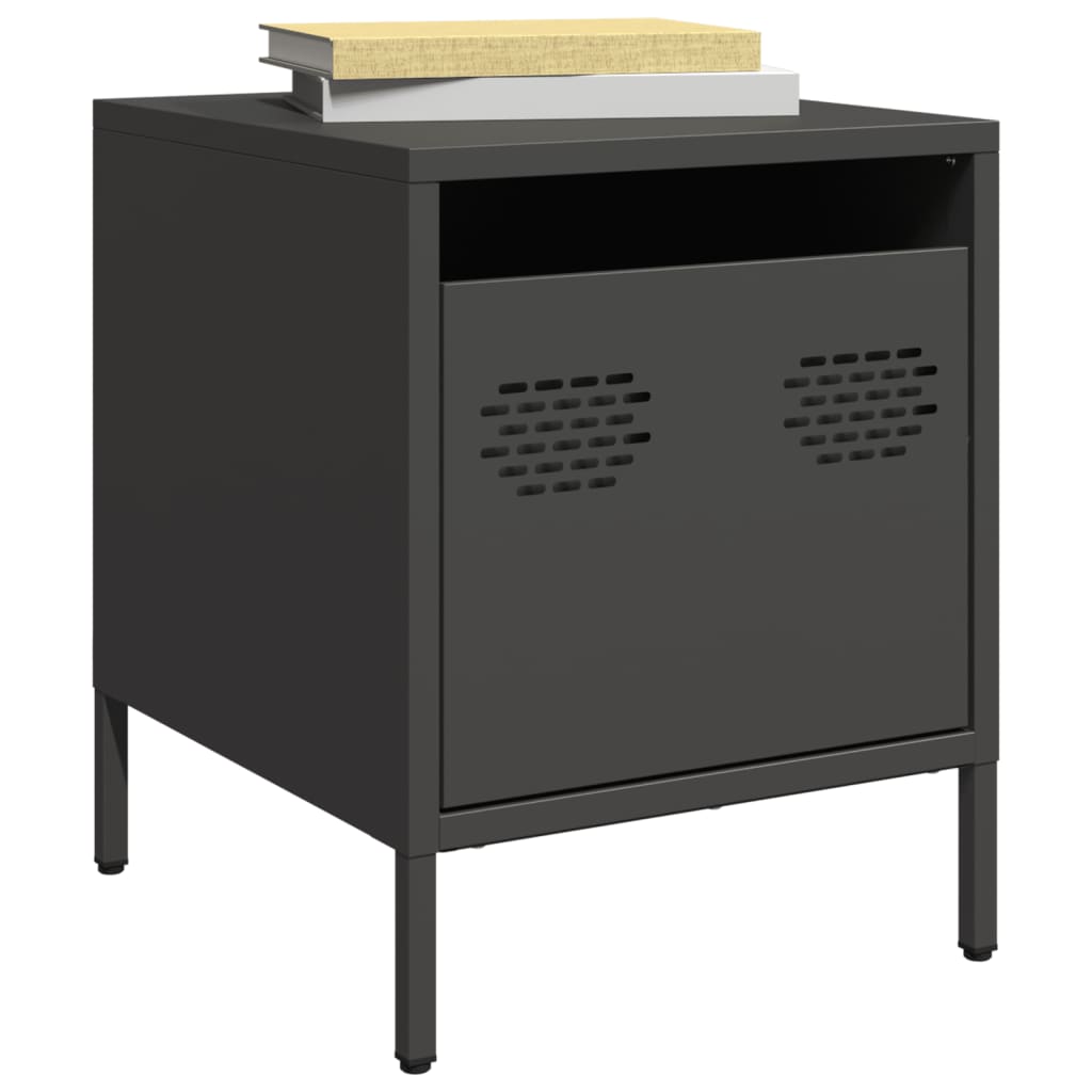 Bedside Cabinets 2 Pcs 35X39X43.5 Cm Steel