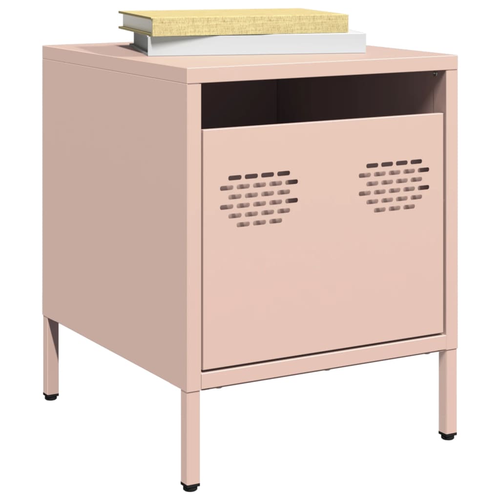 Bedside Cabinets 2 Pcs 35X39X43.5 Cm Steel