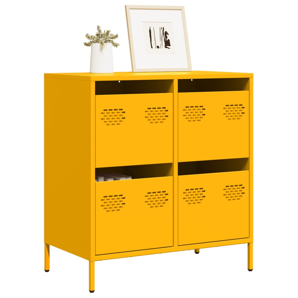 Sideboard 68X39X73.5 Cm Cold-Rolled Steel