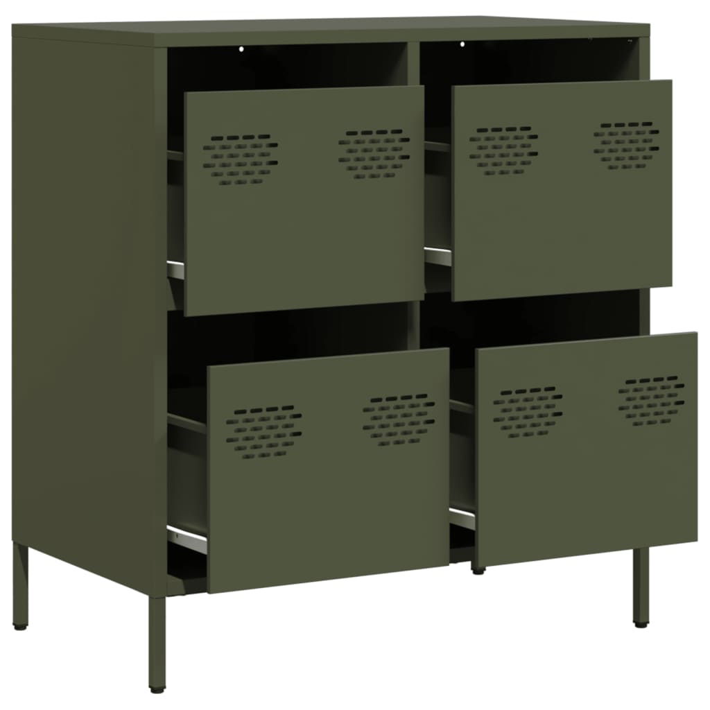Sideboard 68X39X73.5 Cm Cold-Rolled Steel