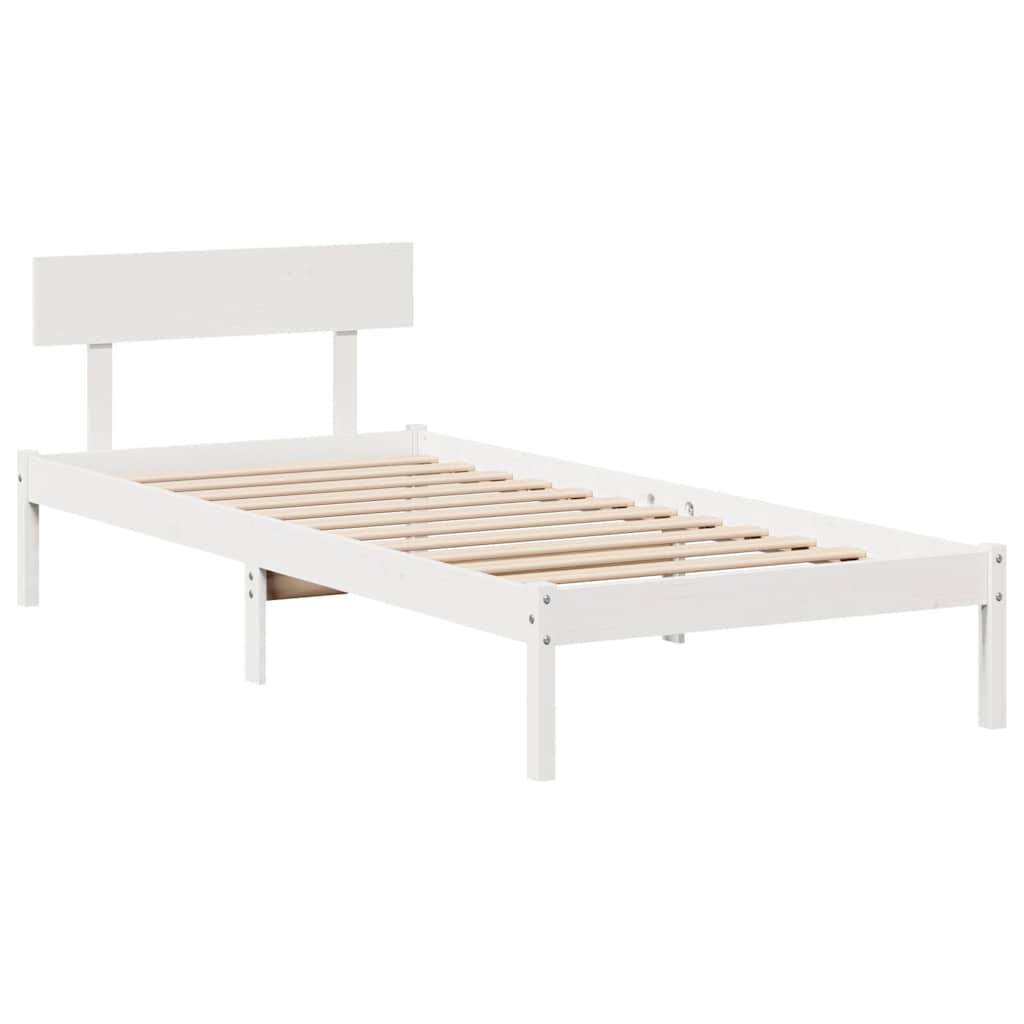Bed Frame Without Mattress Solid Wood Pine