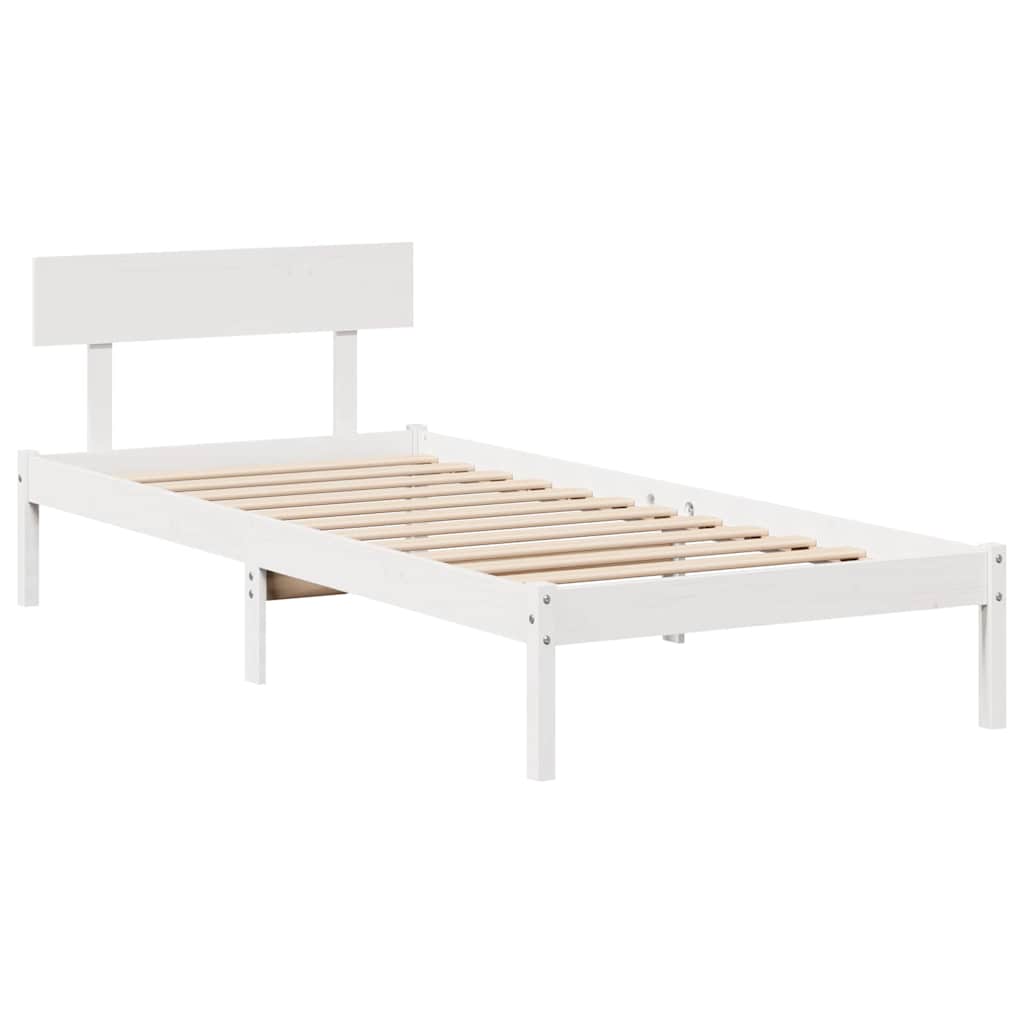 Bed Frame Without Mattress Solid Wood Pine