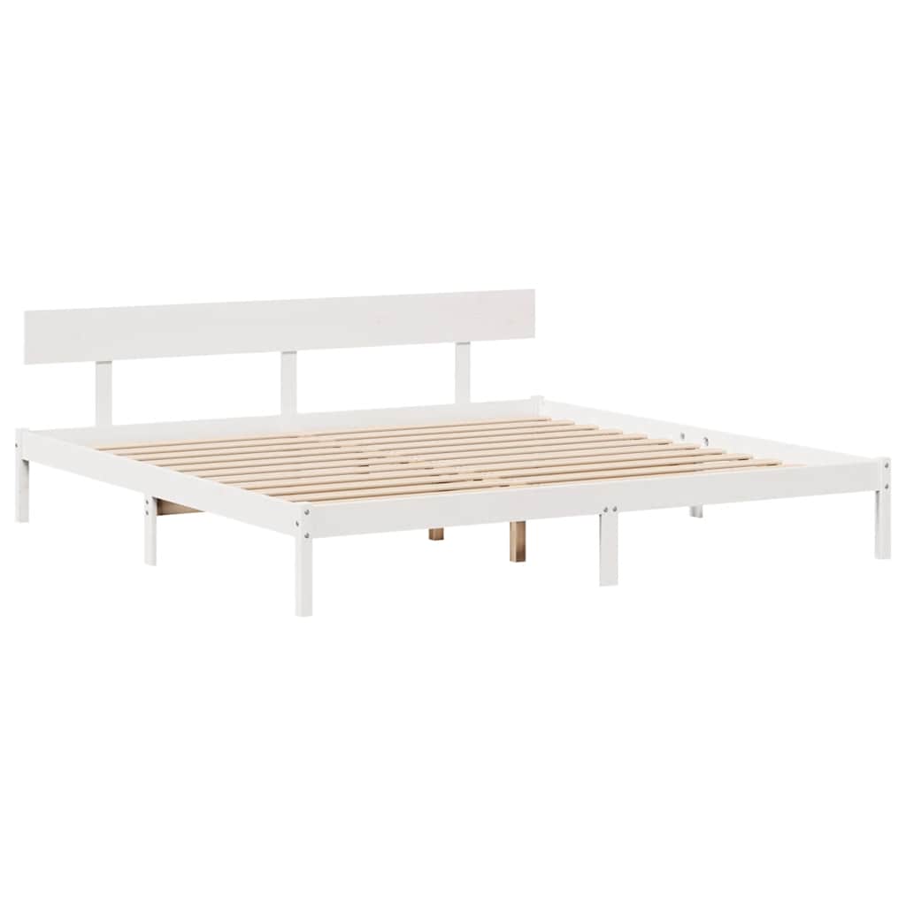 Bed Frame Without Mattress Solid Wood Pine