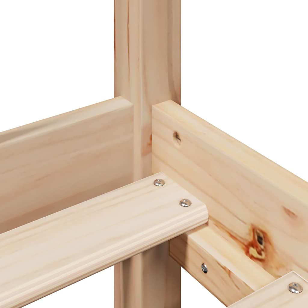 Bed Frame Without Mattress Small Double Solid Wood Pine