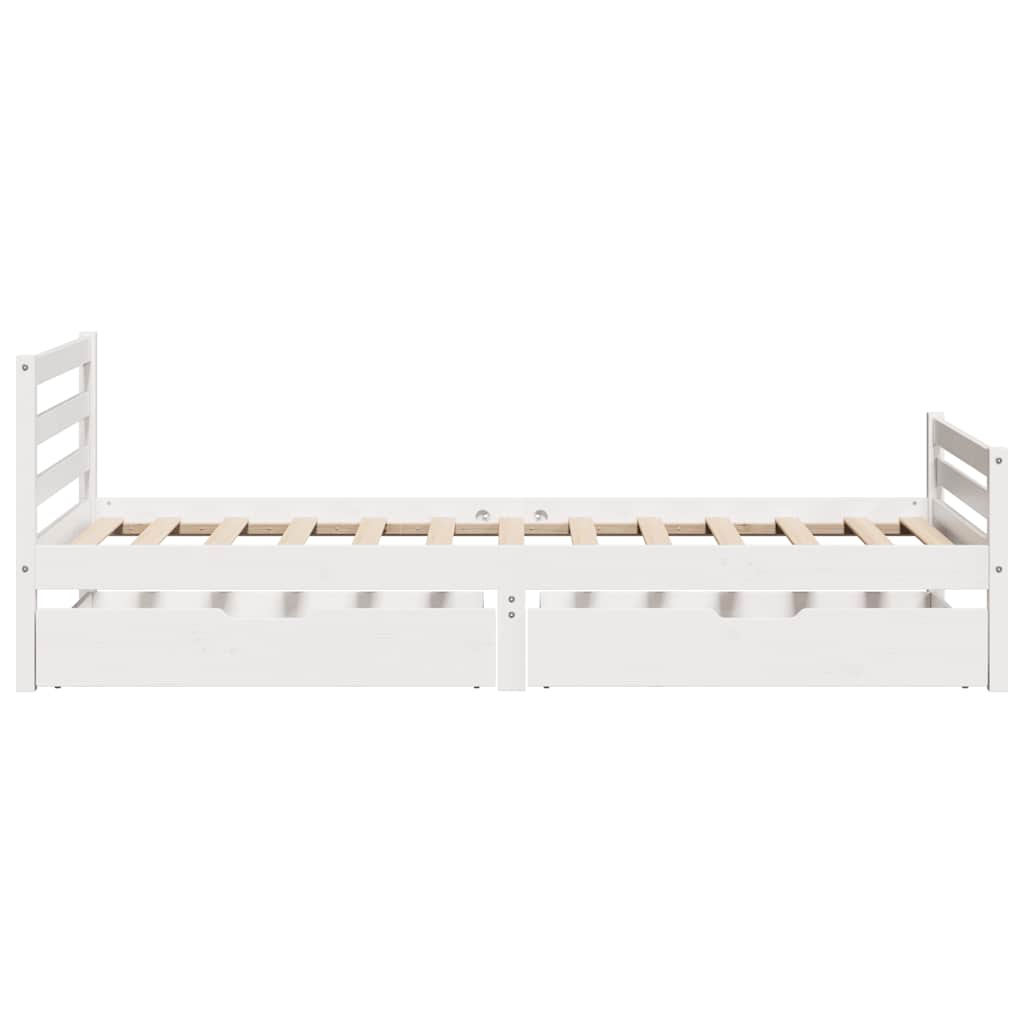 Bed Frame Without Mattress Single Solid Wood Pine