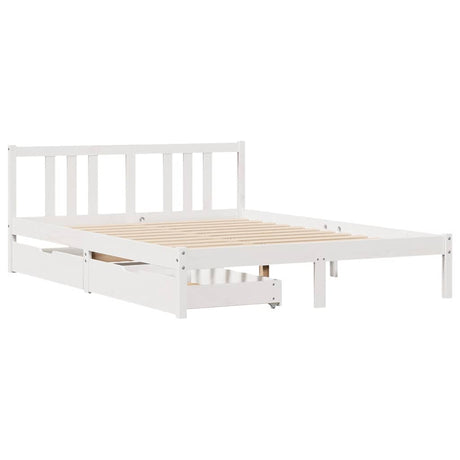 Bed Frame Without Mattress King Size Solid Wood Pine