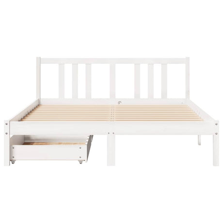Bed Frame Without Mattress King Size Solid Wood Pine