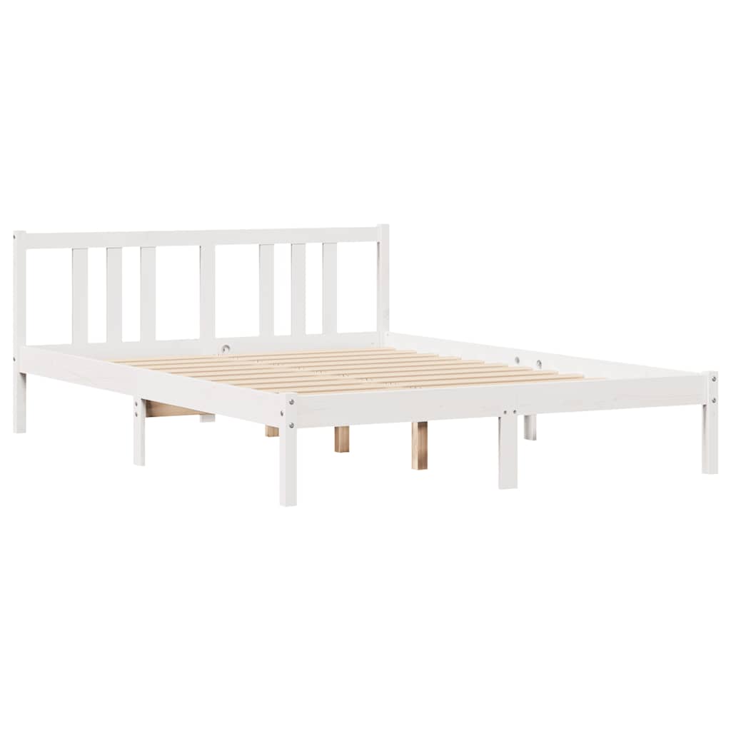 Bed Frame Without Mattress King Size Solid Wood Pine