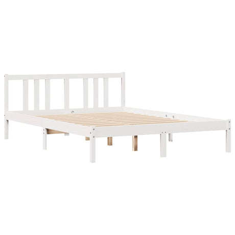 Bed Frame Without Mattress King Size Solid Wood Pine