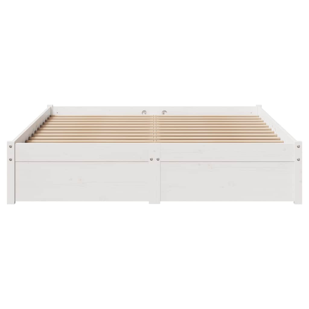 Bed Frame Without Mattress Small Double Solid Wood Pine