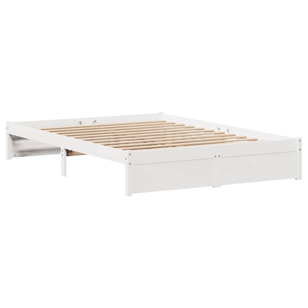 Bed Frame Without Mattress Small Double Solid Wood Pine