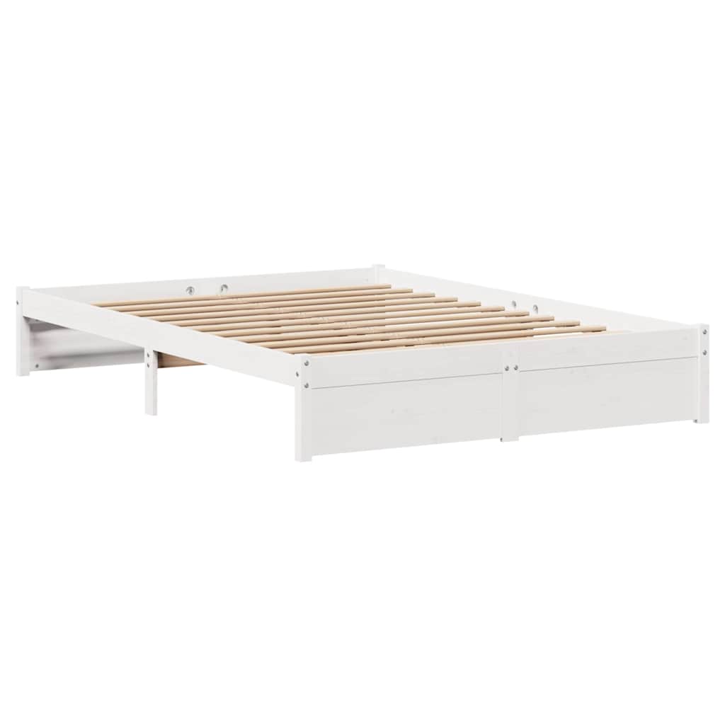 Bed Frame Without Mattress Small Double Solid Wood Pine