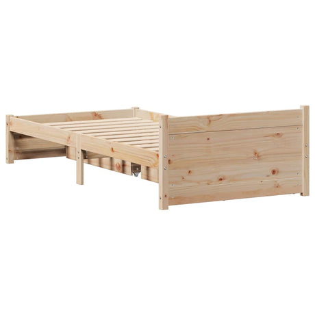 Bed Frame Without Mattress Small Single Solid Wood Pine