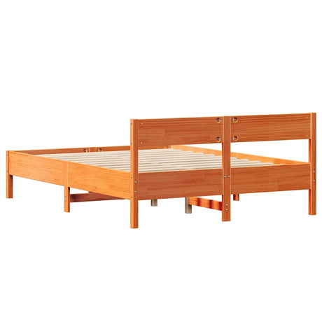 Bed Frame Without Mattress Solid Wood Pine