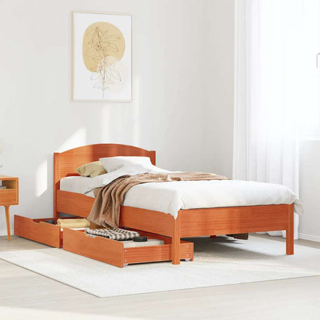 Bed Frame Without Mattress Super King Solid Wood Pine