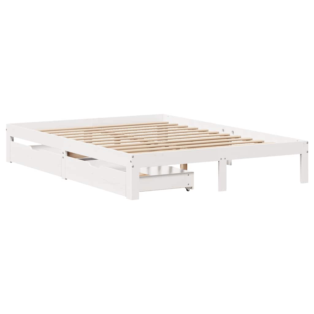 Bed Frame With Drawers Without Mattress Small Double