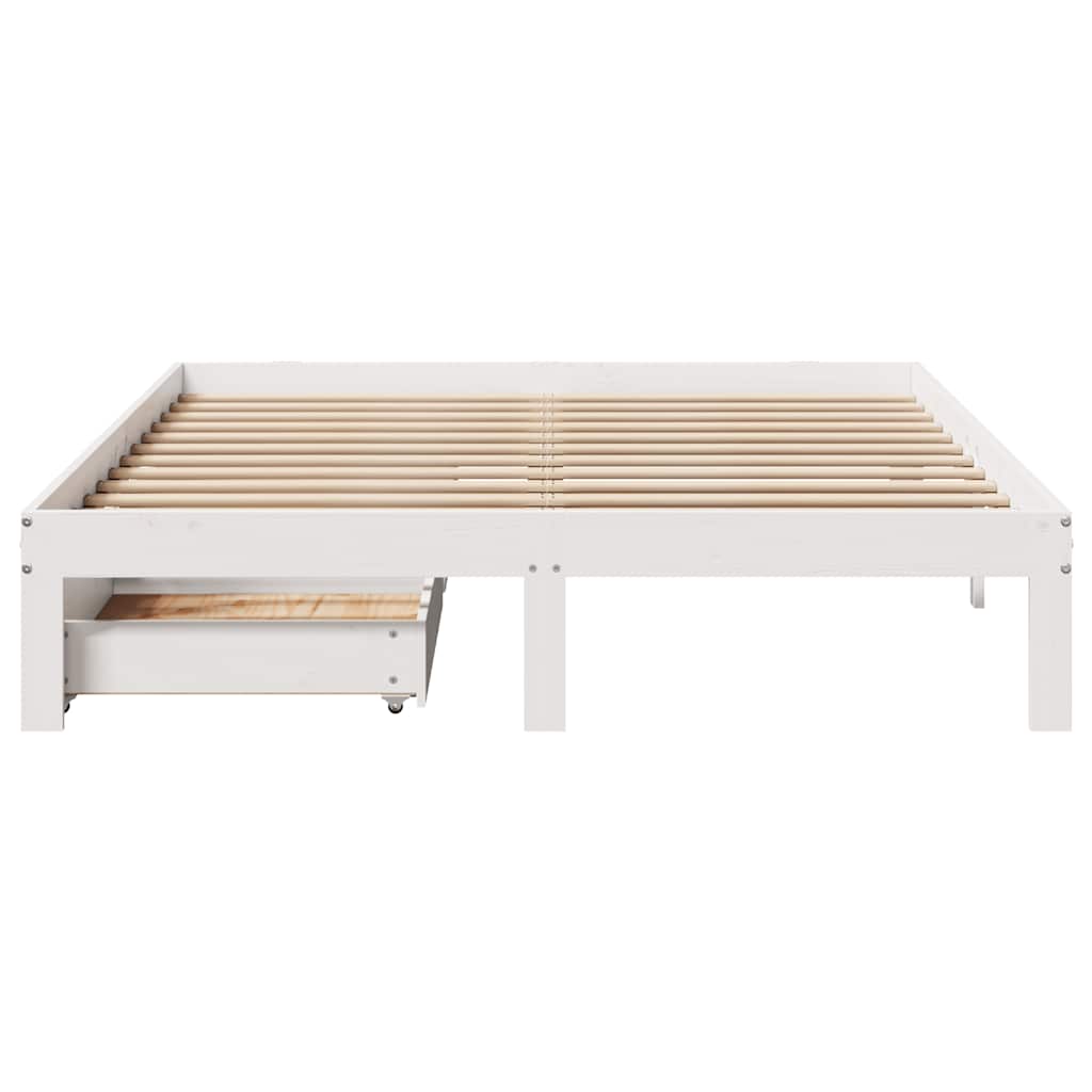 Bed Frame With Drawers Without Mattress Small Double