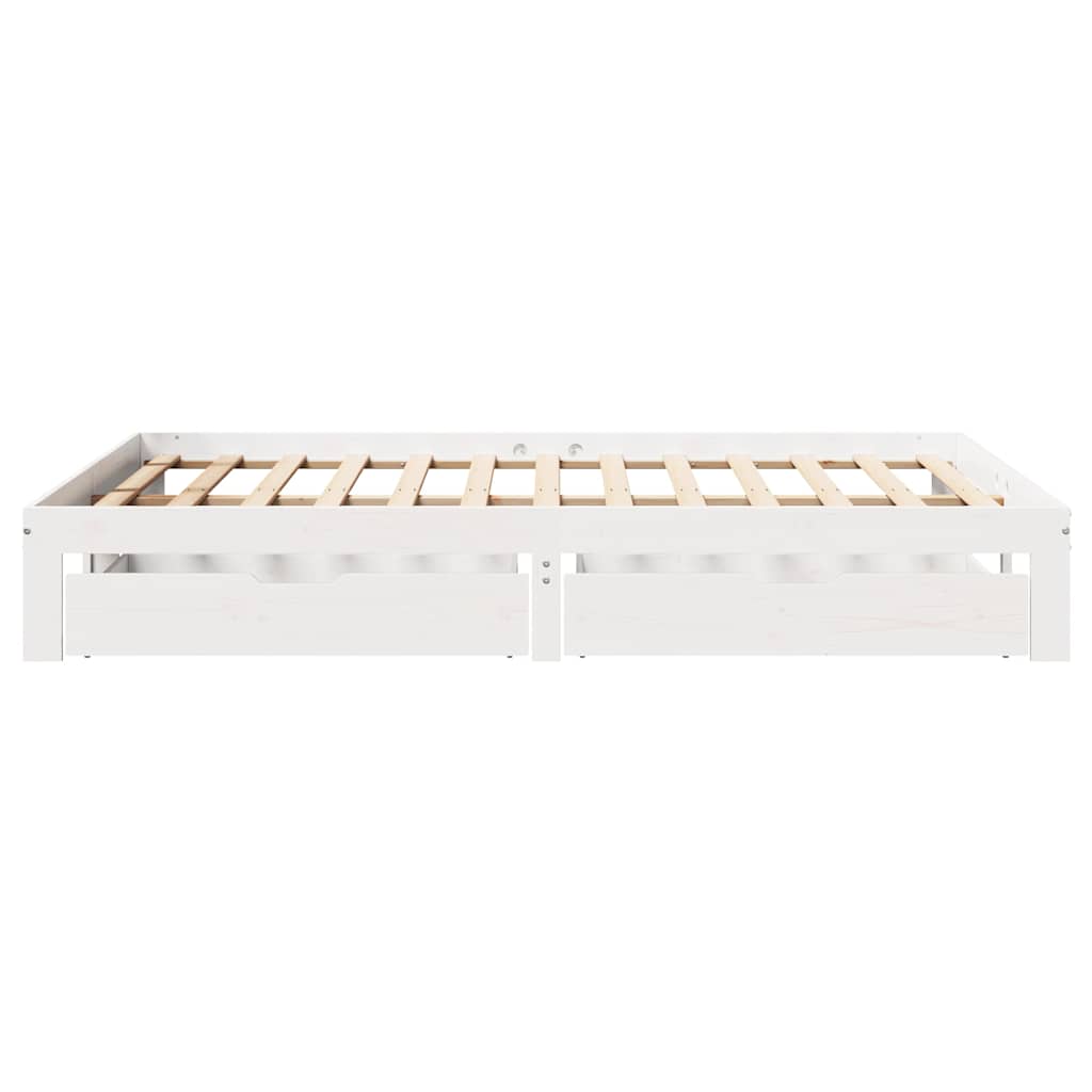 Bed Frame With Drawers Without Mattress Small Double