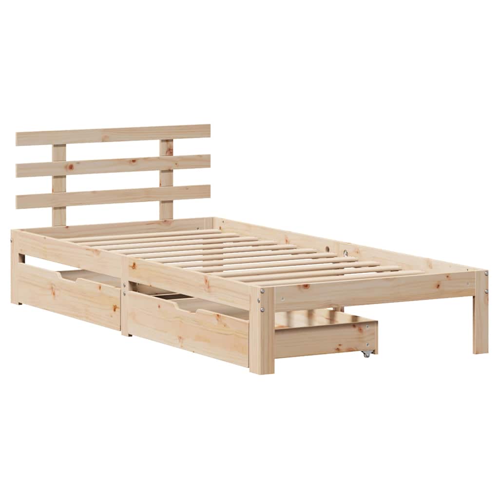Bed Frame With Drawers Without Mattress