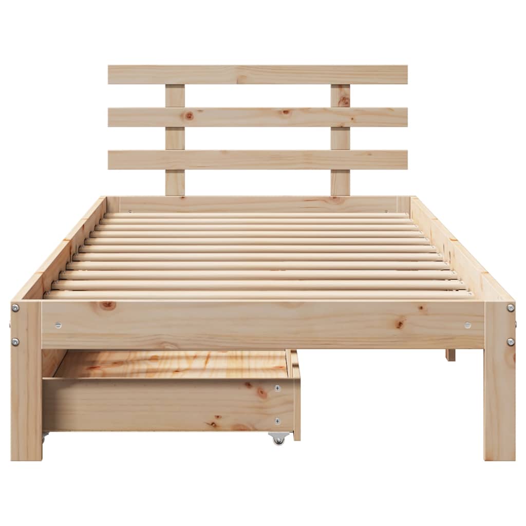 Bed Frame With Drawers Without Mattress