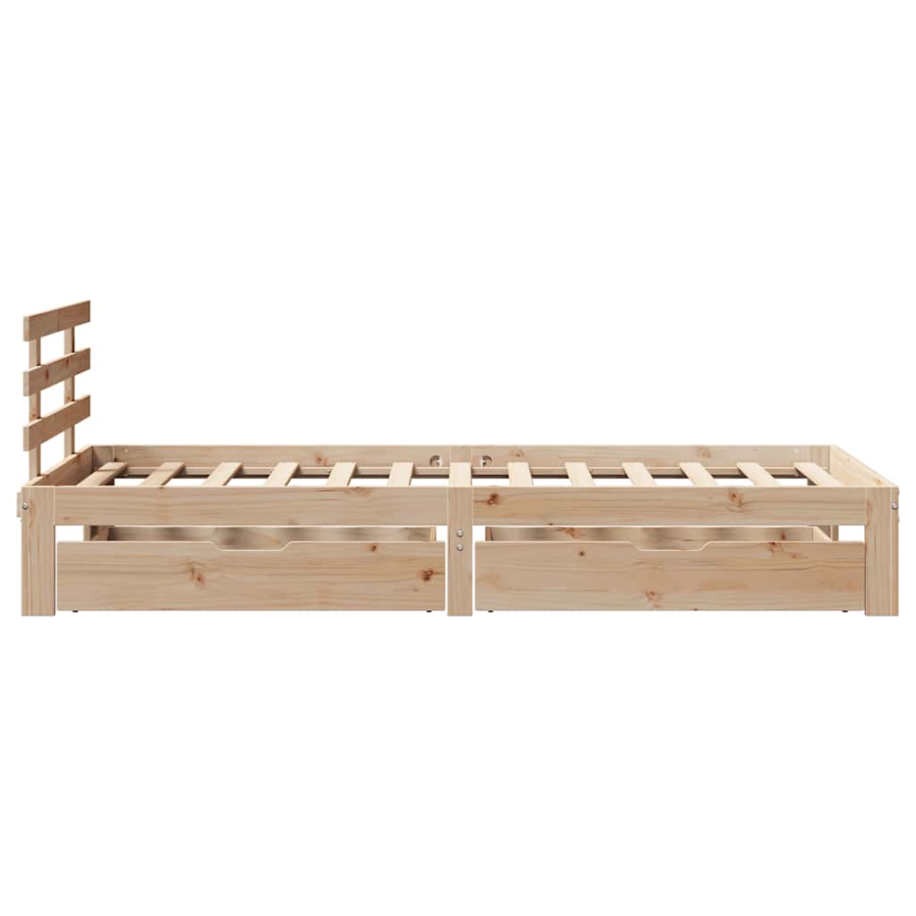 Bed Frame With Drawers Without Mattress