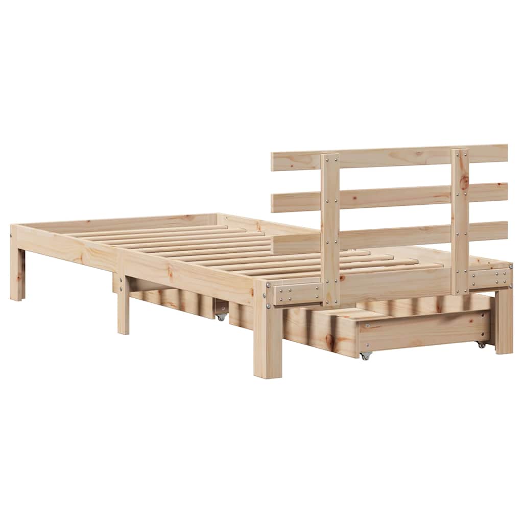 Bed Frame With Drawers Without Mattress