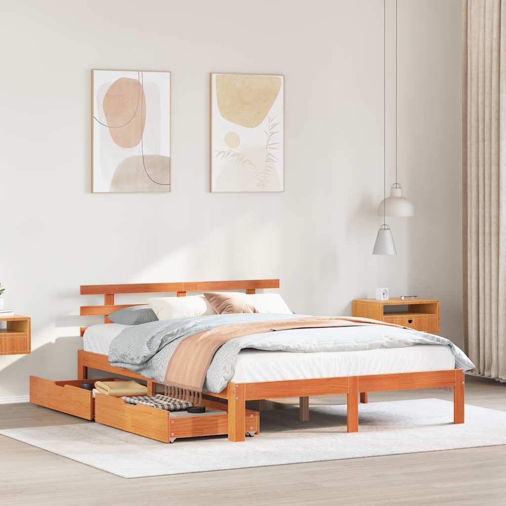 Bed Frame With Drawers Without Mattress