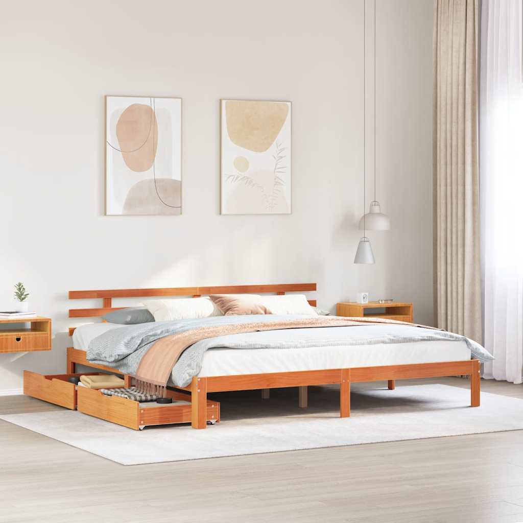 Bed Frame With Drawers Without Mattress
