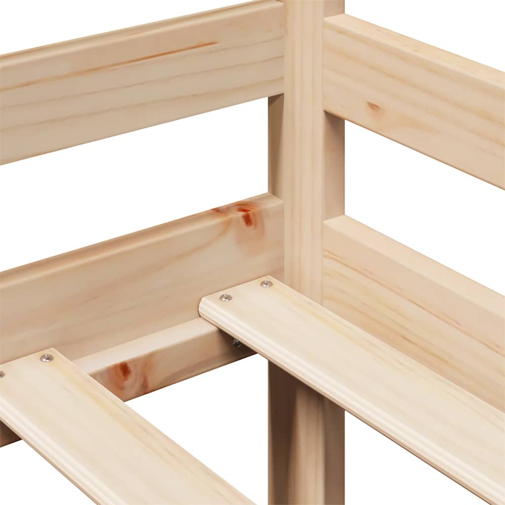 Daybed With Drawers Without Mattress 80X200 Cm Solid Wood