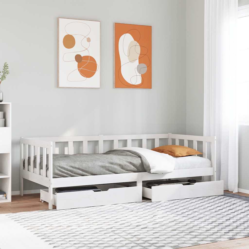 Daybed With Drawers Without Mattress Solid Wood