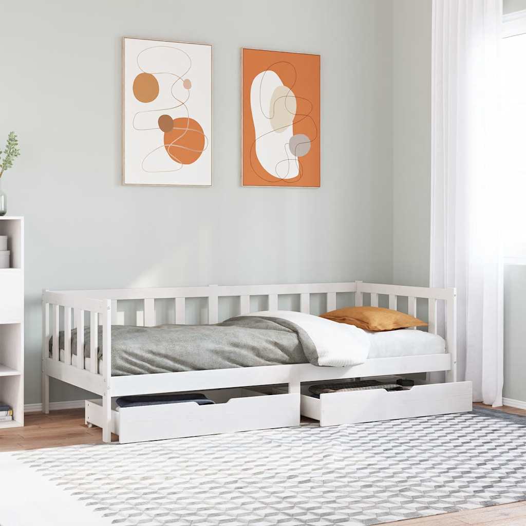 Daybed With Drawers Without Mattress Solid Wood