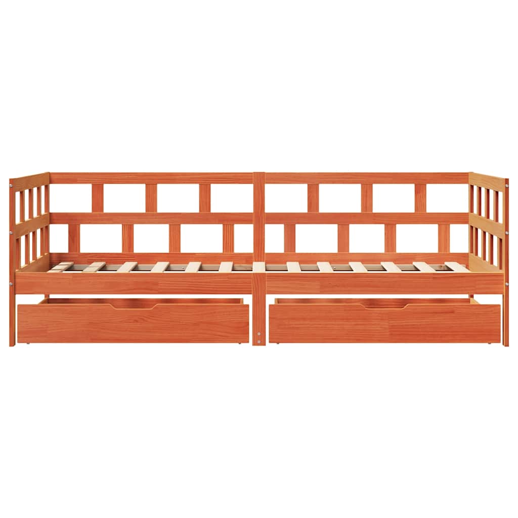 Daybed With Drawers Without Mattress Solid Wood