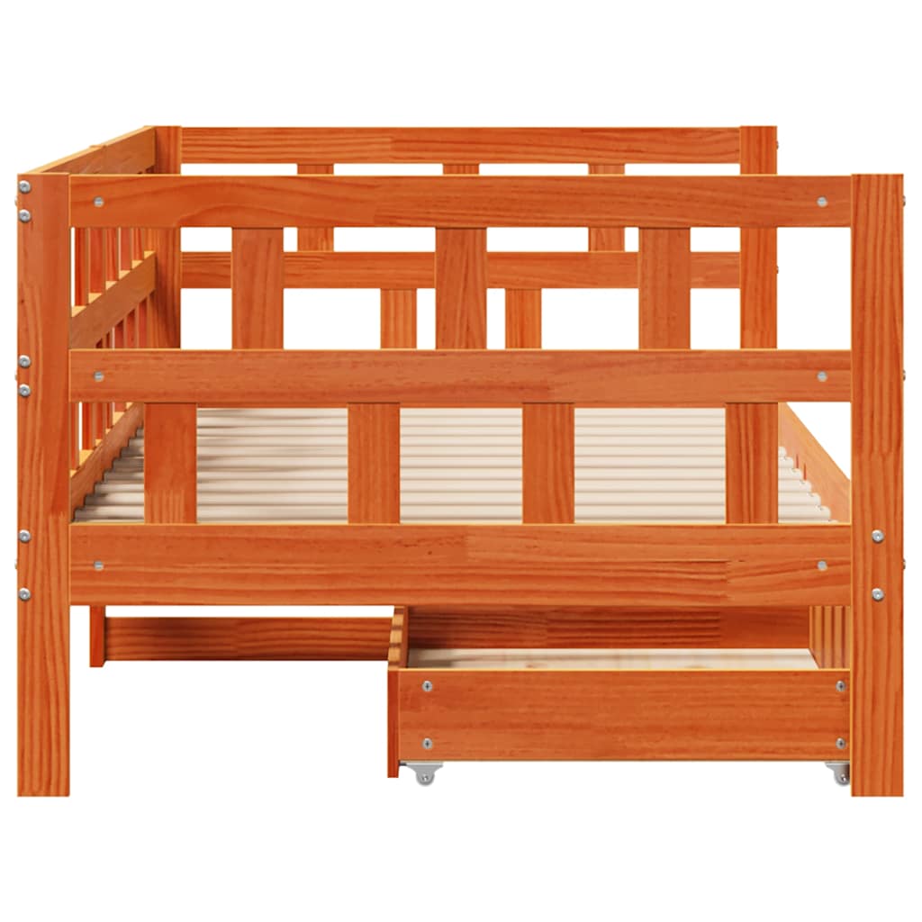 Daybed With Drawers Without Mattress Solid Wood