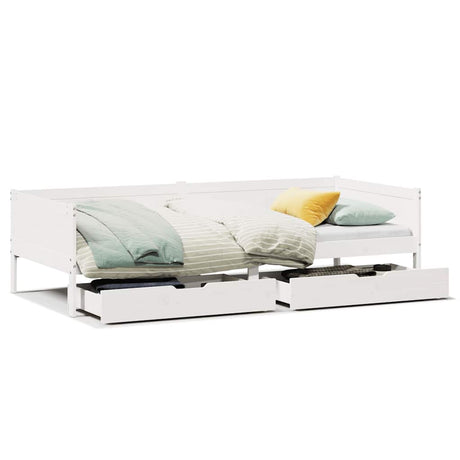Daybed With Drawers Without Mattress Single Solid Wood